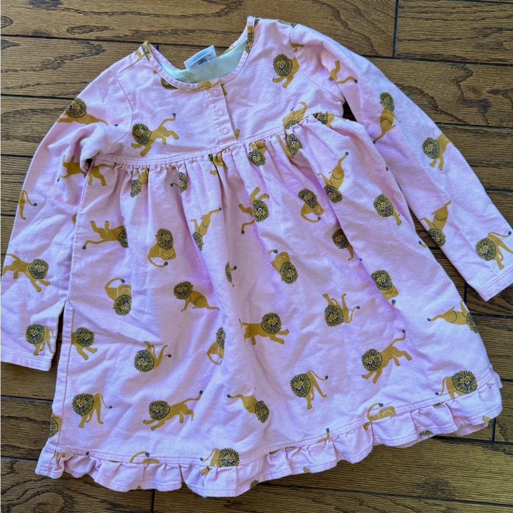 Hanna Andersson Lion Long Sleeve Dress